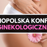 Grafika promująca drugą ogólnopolskką konferencję ginekologiczną