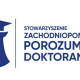 Logo porozumienia doktorantów.